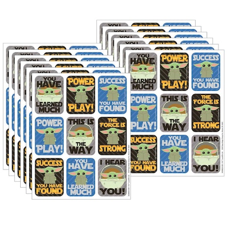 Eureka Star Wars The Mandalorian Giant Stickers, 36 Count, PK12 650802